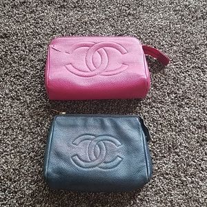 Authentic Chanel makeup bags